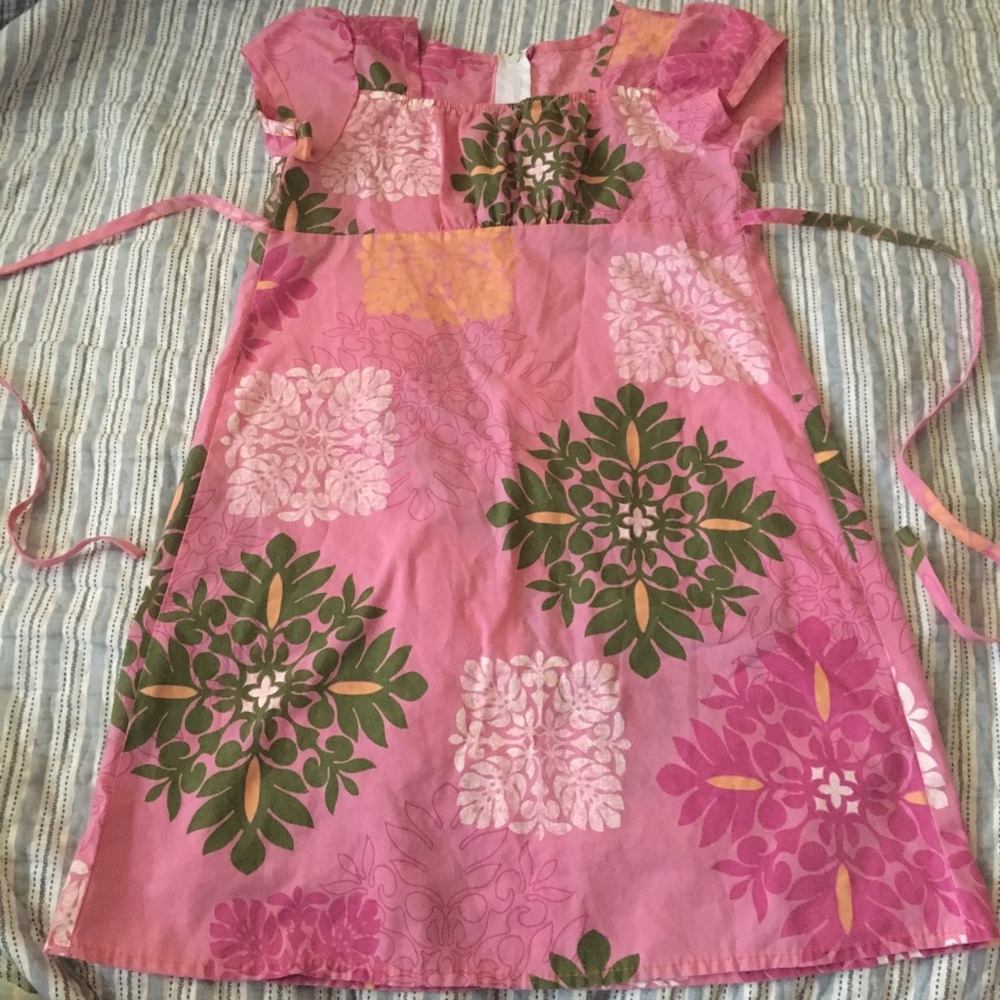 Hawaiian Print Dress